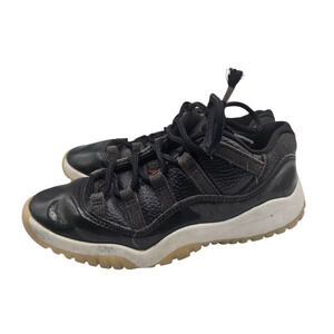 Nike Air Jordan 11 Retro Low "72-10" sneakers Boys Sz 1 Black